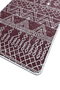 Mijölnir Juego de alfombrillas de baño Straordinario Djt - Rojo clarete y blanco